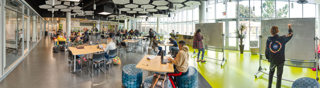 GWC STEM Center with students