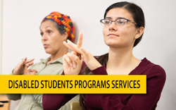 Disabled Students Programs Services