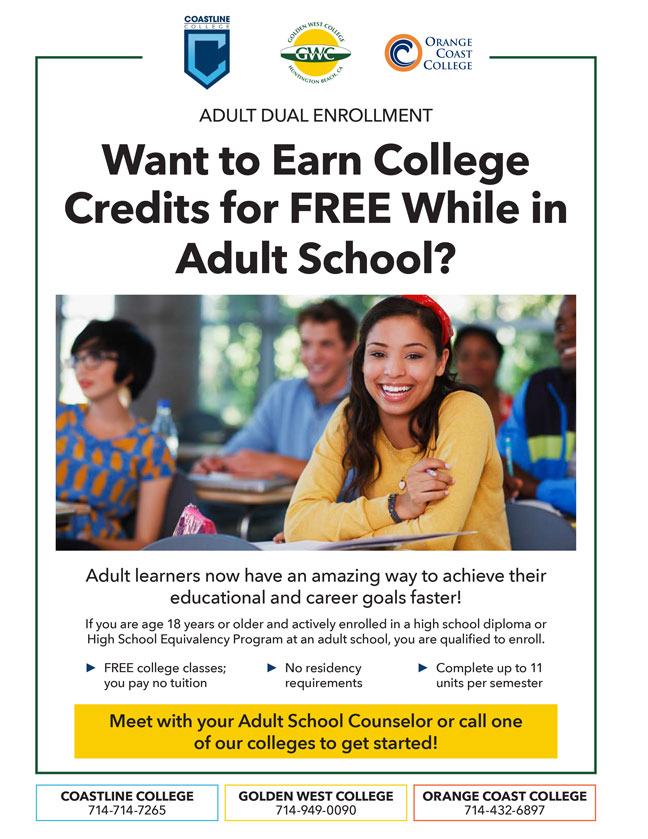 GWC Noncredit - Adult Dual Enrollment