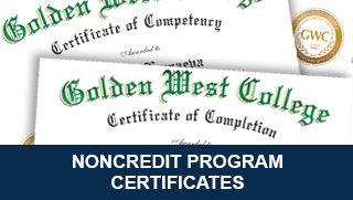 NonCredit - Program Certificates